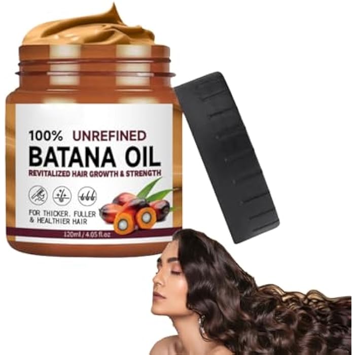 Batana Oil, Batana Oil for Hair, Unrefined Batana Oil from Honduras for Healthier, Thicker and Fuller Hair, Organic Batana Oil (1 Piece) - Image 1